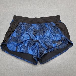 NIKE Tempo‎ Running Shorts Blue Black Lines Medium